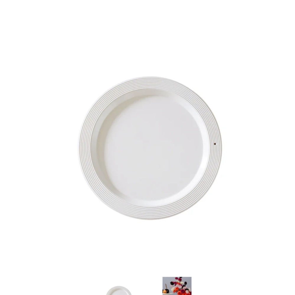 Nora Fleming Pinstripes Melamine Round Platter